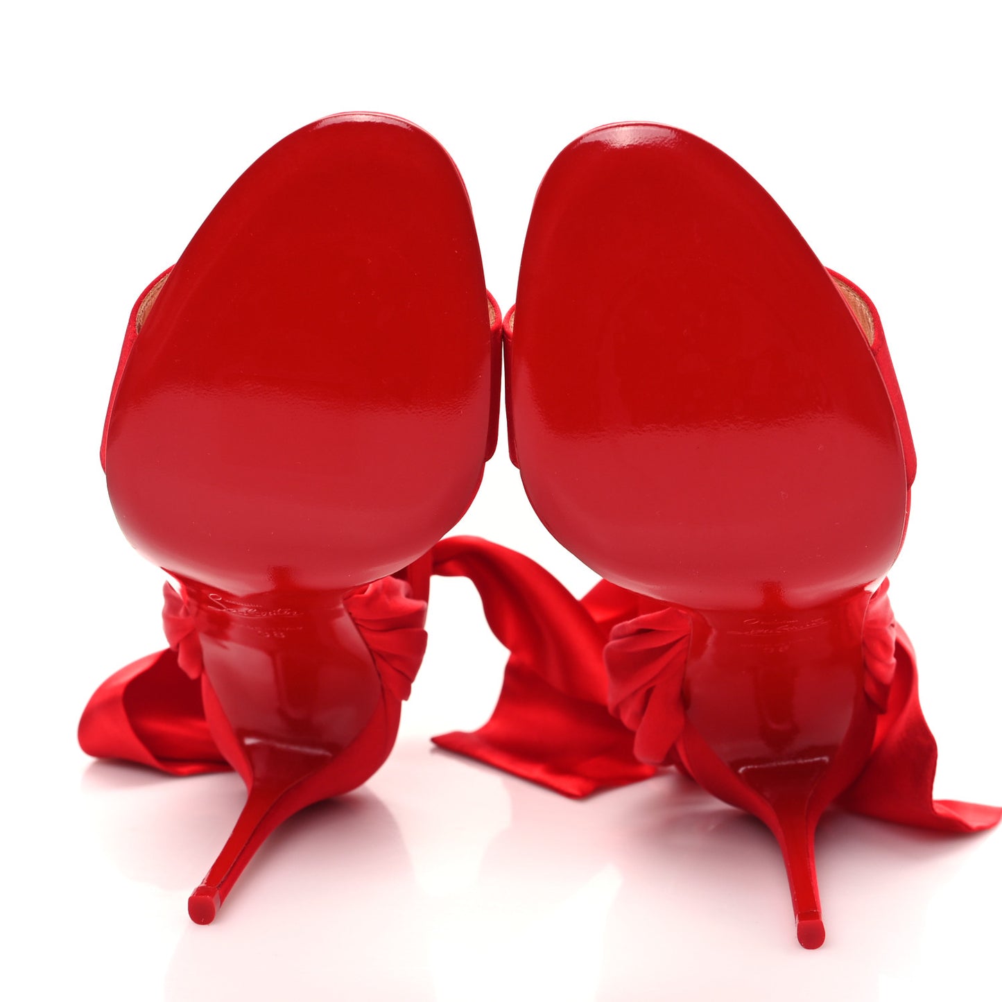 Crepe Satin Du Desert 100 Sandal 38 Loubi