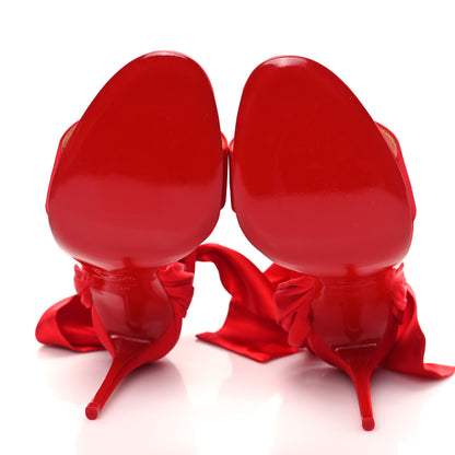 Christian Louboutin Crepe Satin Du Desert 100 Sandal 38 Loubi 5 of 8