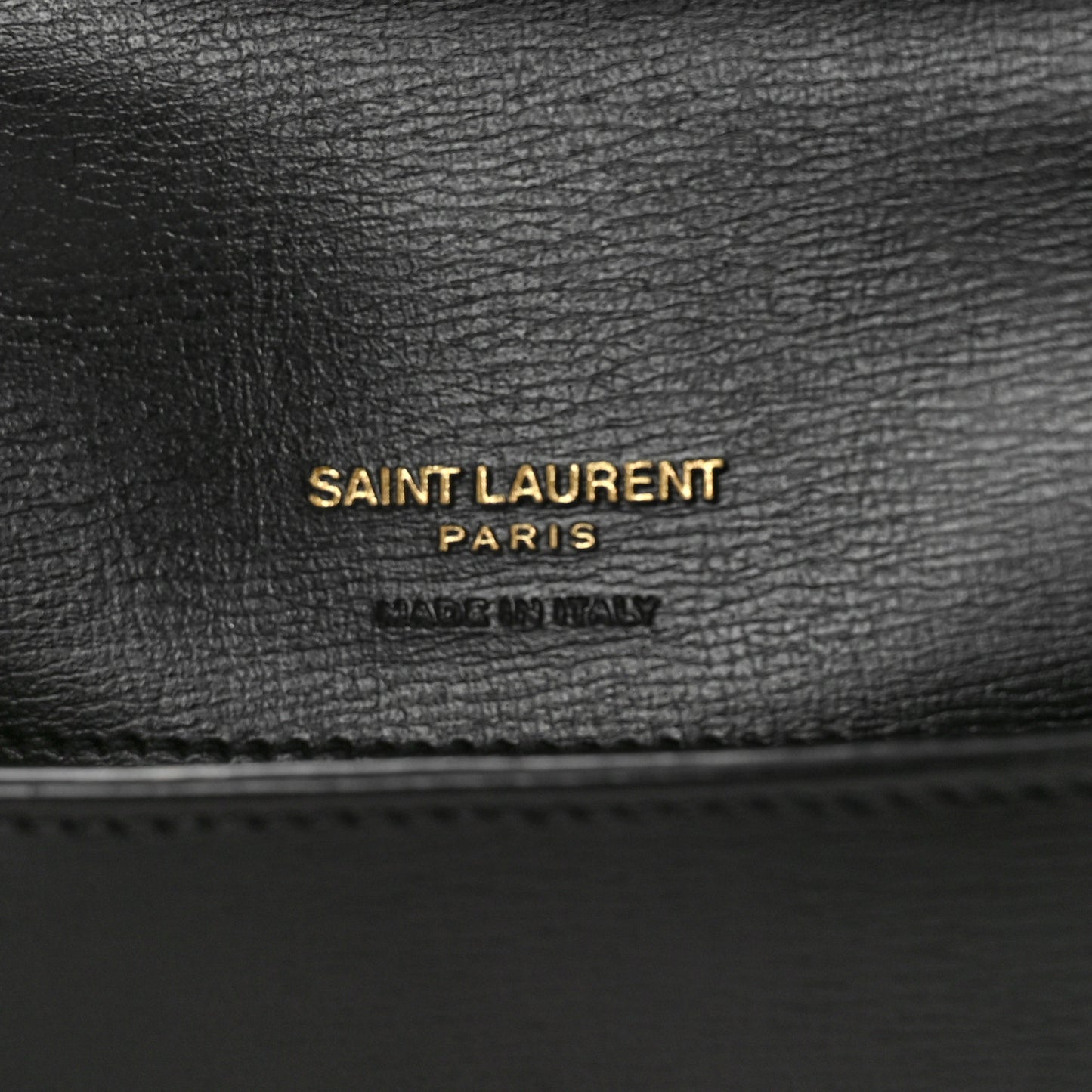 Smooth Calfskin Monogram Phone Holder Crossbody Black