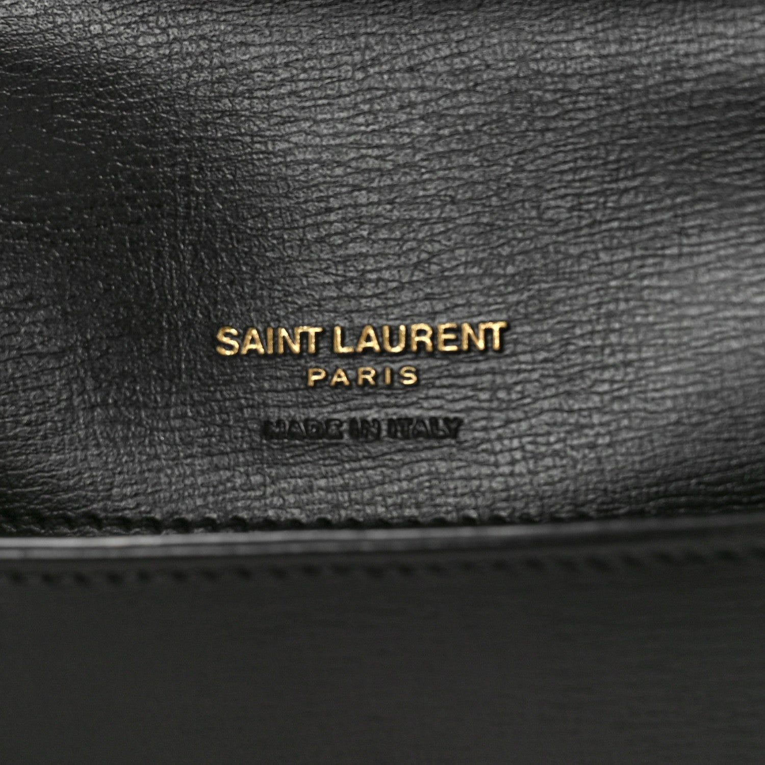 Saint Laurent Smooth Calfskin Monogram Phone Holder Crossbody Black 6 of 8