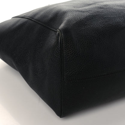 Gucci Pebbled Calfskin Medium Swing Tote Black 6 of 11