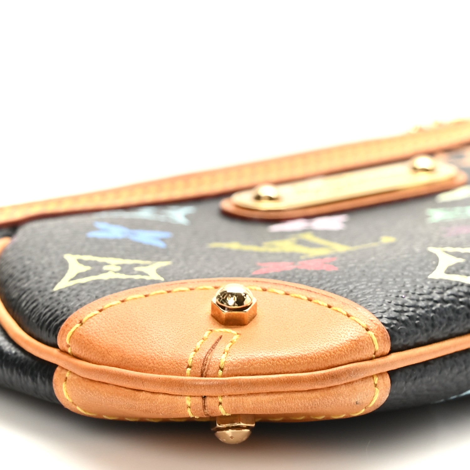 Louis Vuitton Monogram Multicolor Pochette Milla MM Black 7 of 8