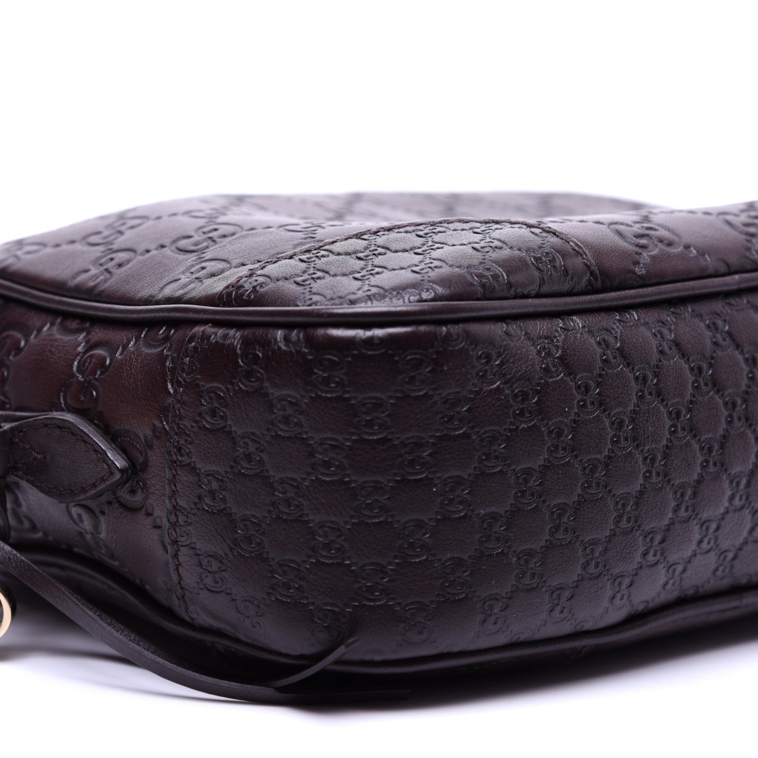 Gucci Guccissima Mini Bree Messenger Bag Chocolate 6 of 12