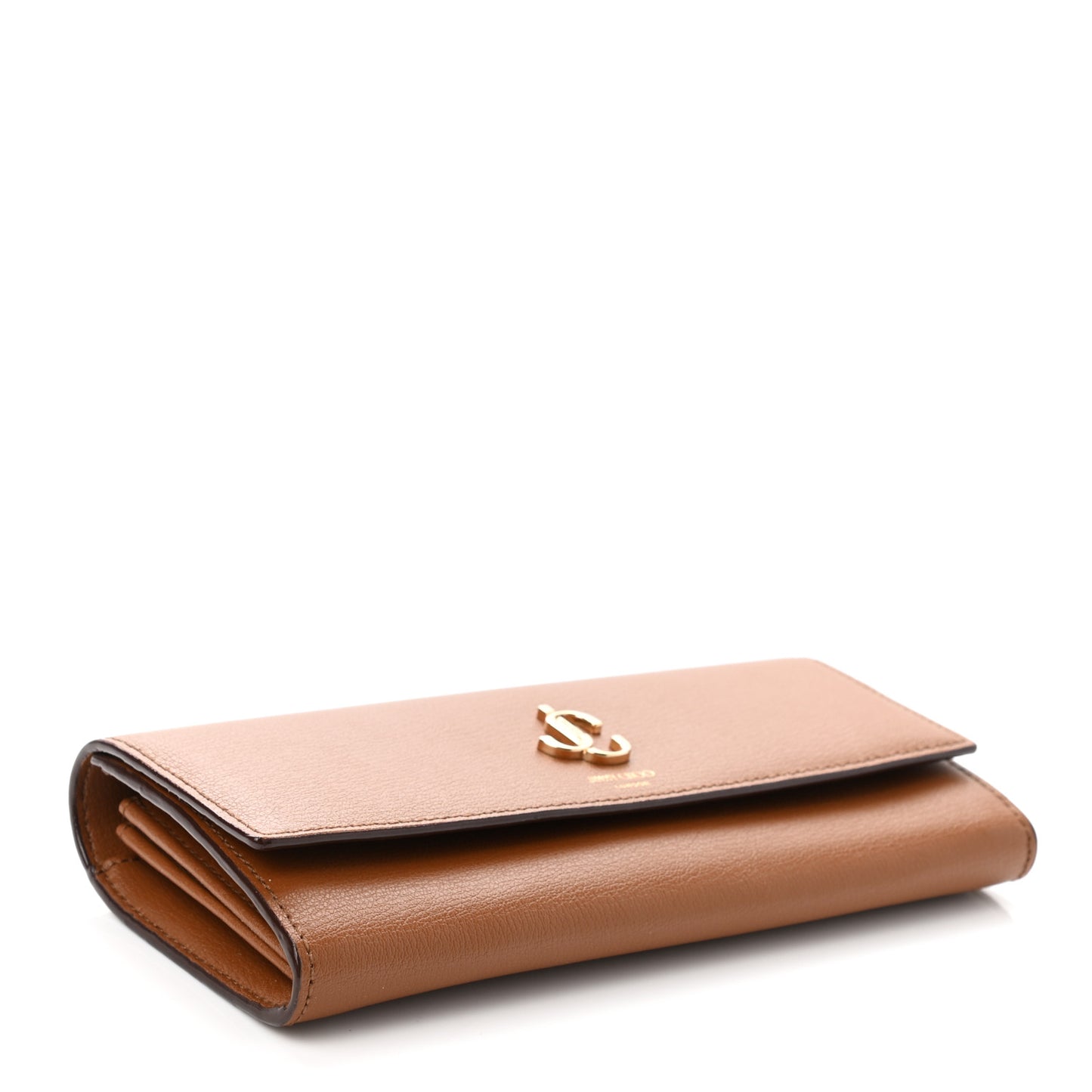 Calfskin Martina Continental Wallet Brown