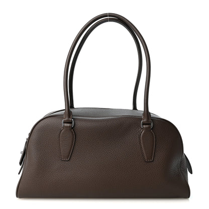 The Row Grained Calfskin EW India Deep Brown 1 of 9