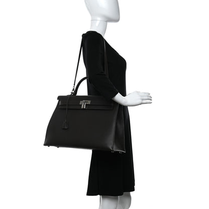 Hermes Togo Kelly Sellier 40 Chocolate 2 of 12