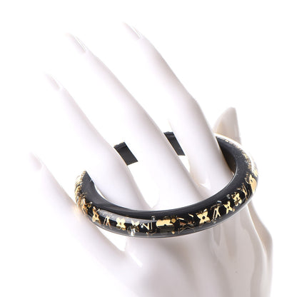 Louis Vuitton Resin Swarovski Medium Inclusion Bracelet PM Black 2 of 3