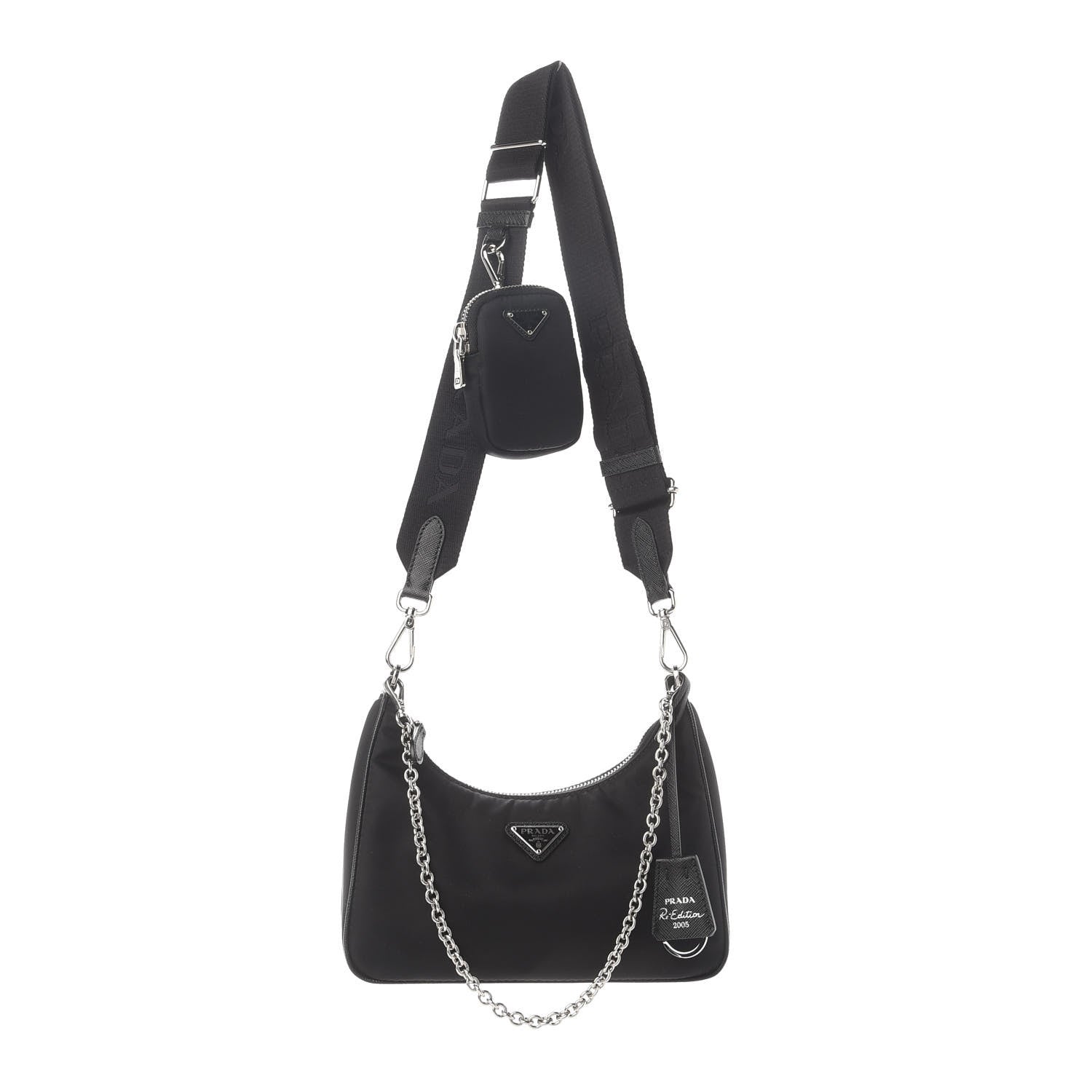 Prada Nylon Re-Edition 2005 Shoulder Bag Black 1 of 10
