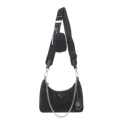 Prada Nylon Re-Edition 2005 Shoulder Bag Black 1 of 10