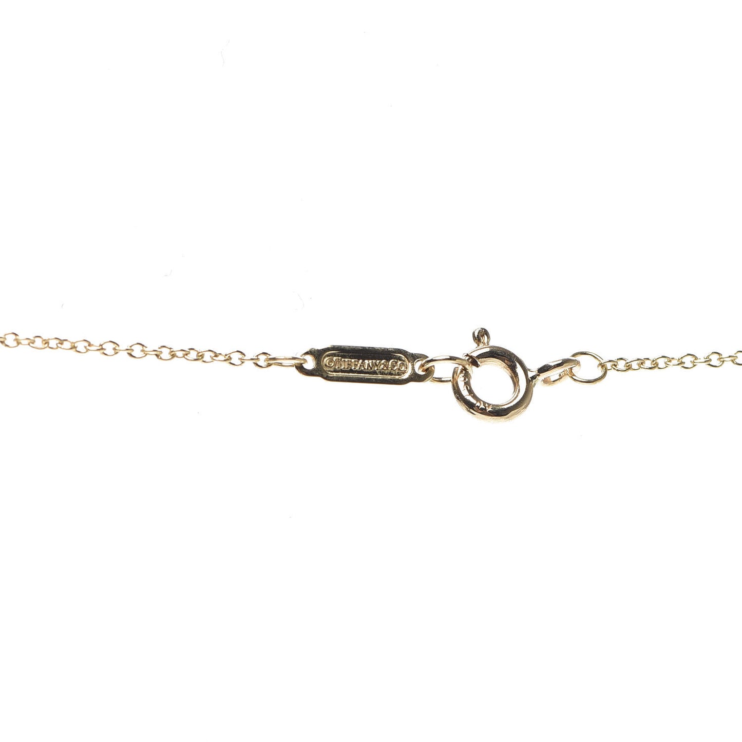 18K Yellow Gold 1837 Interlocking Circles Pendant Necklace