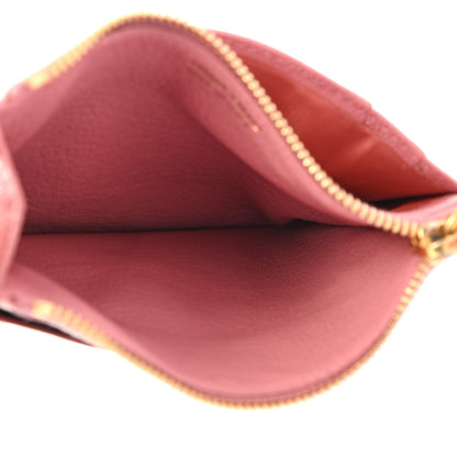 Miu Miu Madras Colour Zip Card Case Orchidea Rosa 8 of 10