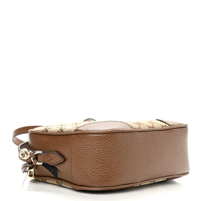 Gucci Monogram Mini Bree Messenger Bag Beige Tabacco 4 of 10