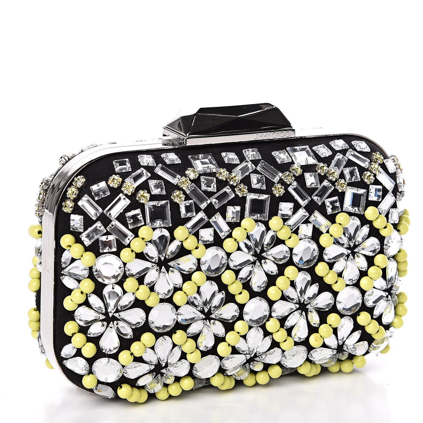 Beaded Box Cloud Clutch Multicolor