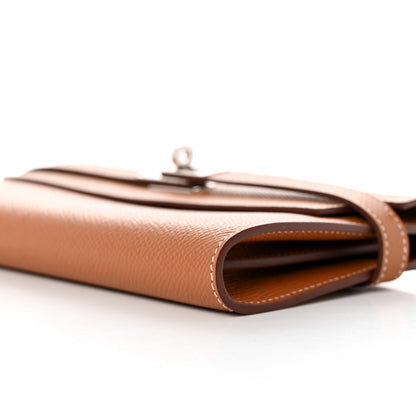 Hermes Epsom Kelly Longue Wallet Gold 9 of 10