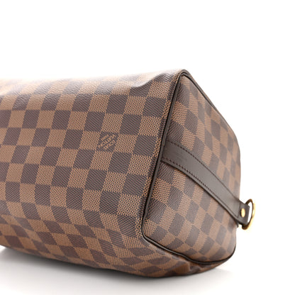 Louis Vuitton Damier Ebene Speedy Bandouliere 25 9 of 10