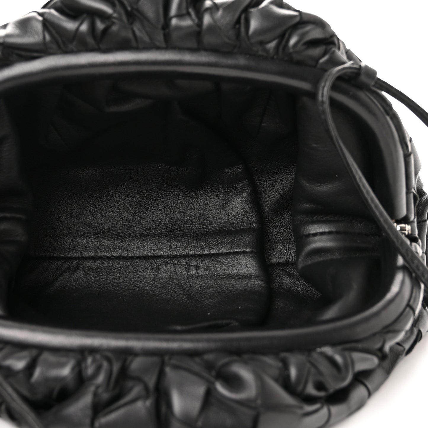 Nappa Intrecciato The Mini Pouch Black