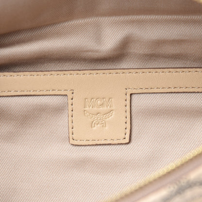 MCM Visetos Stark Belt Bag Beige 8 of 10