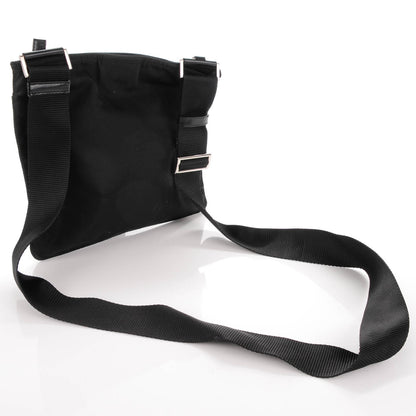 Prada Nylon Vela Flat Messenger Bag Black 3 of 6