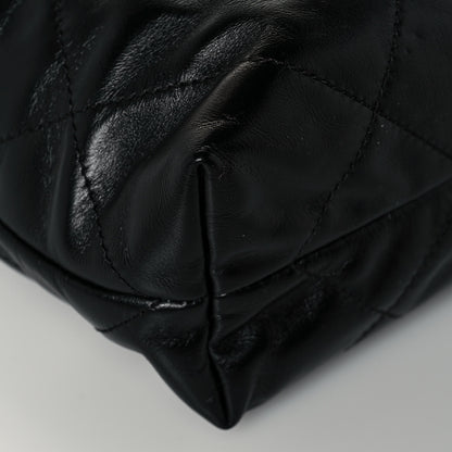 Chanel Shiny Calfskin Quilted Small Chanel 22 Black 10 of 13