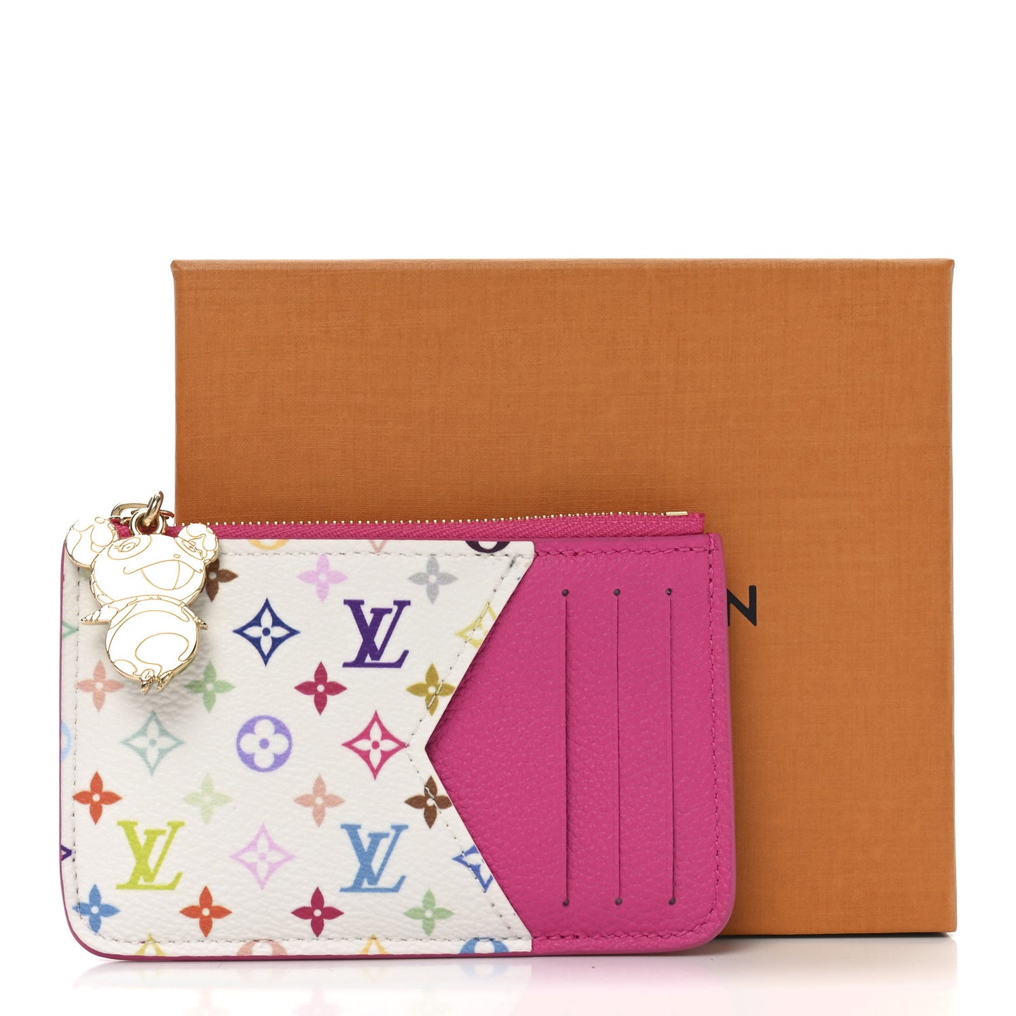 LV X TM Monogram Romy Card Holder Kawaii Pink