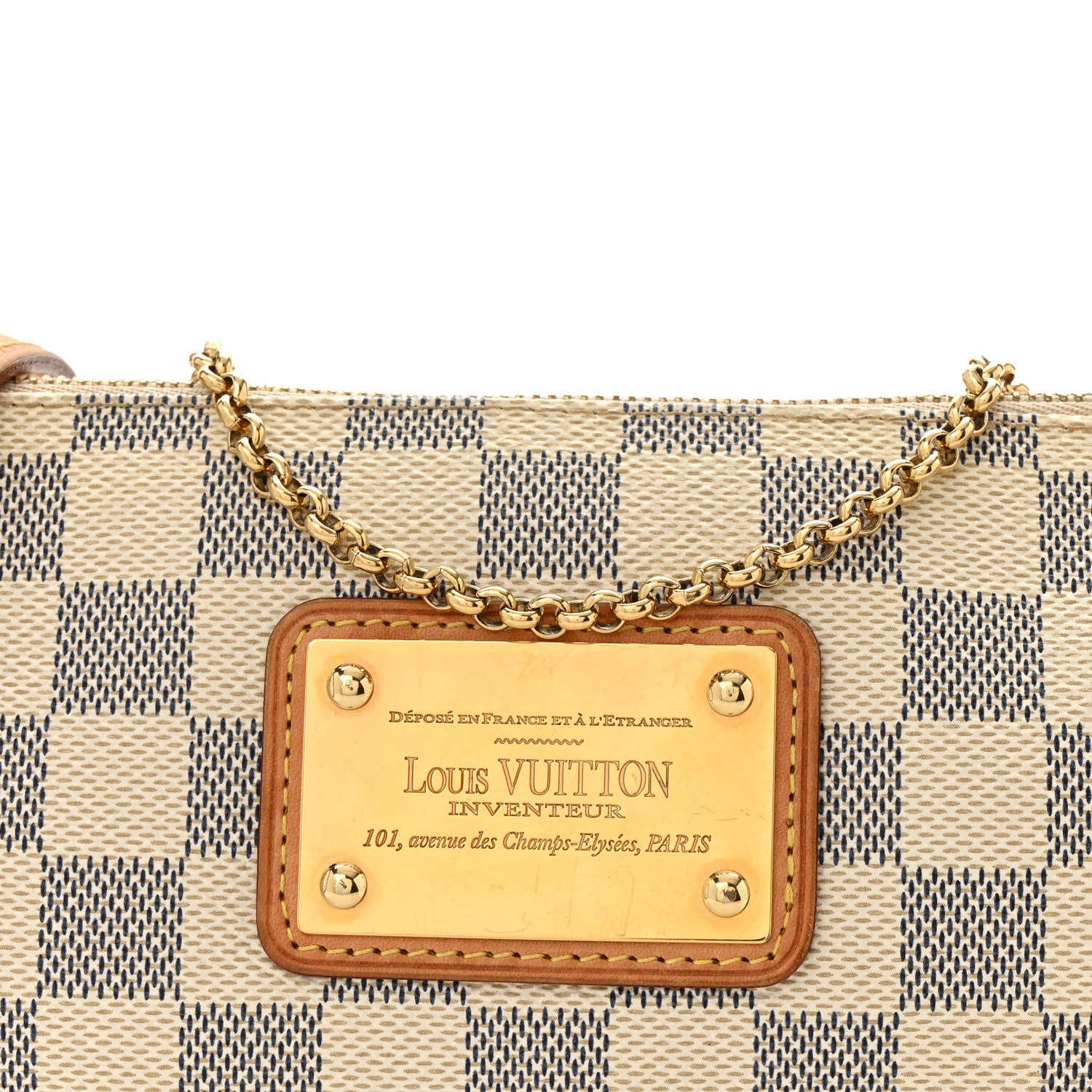 Louis Vuitton Damier Azur Eva Clutch 8 of 13