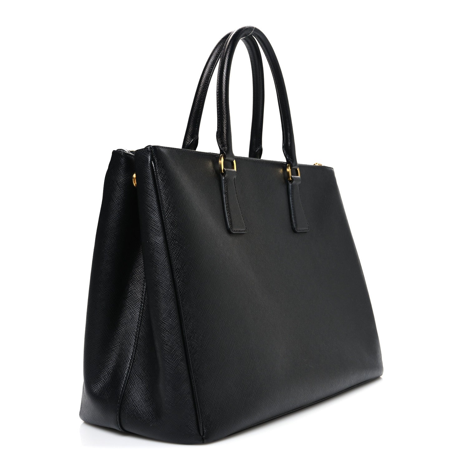 Prada Saffiano Large Galleria Double Zip Tote Black 3 of 11