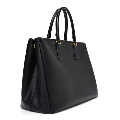 Prada Saffiano Large Galleria Double Zip Tote Black 3 of 11