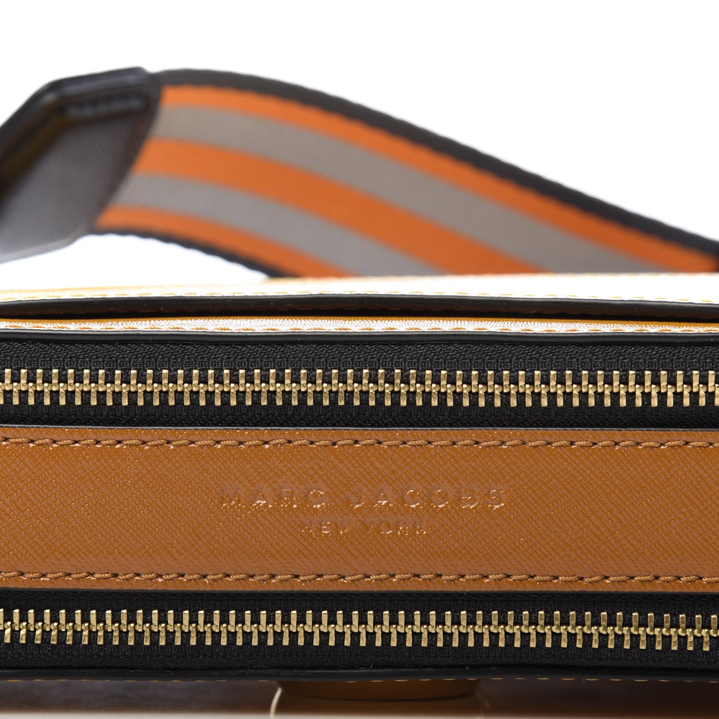 Saffiano Small Snapshot Camera Bag Yellow Multi