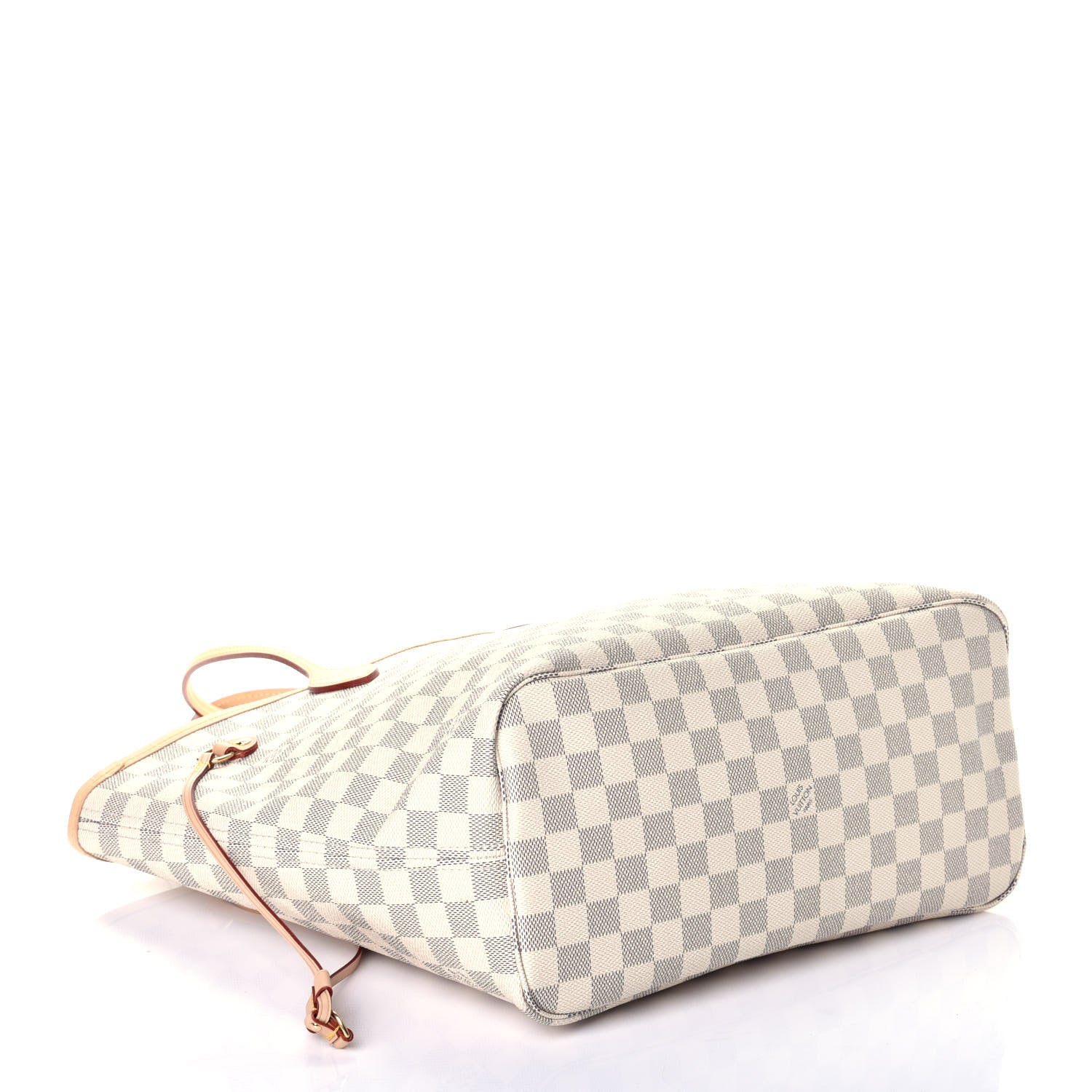 Louis Vuitton Damier Azur Neo Neverfull MM Rose Ballerine 4 of 8