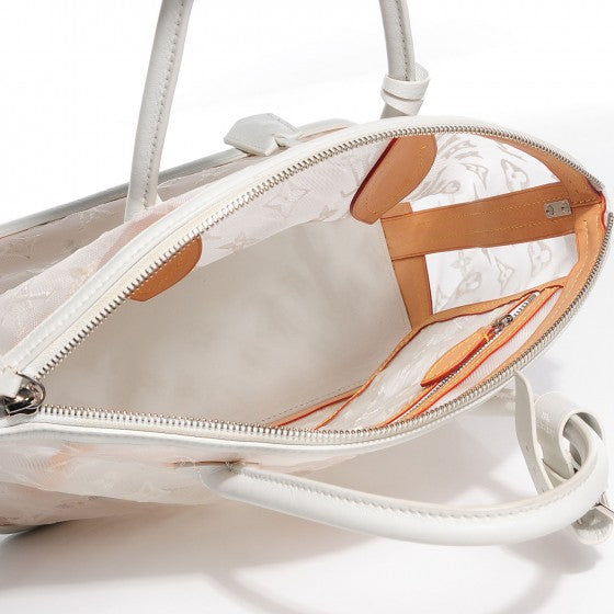 Monogram Transparence Lockit White