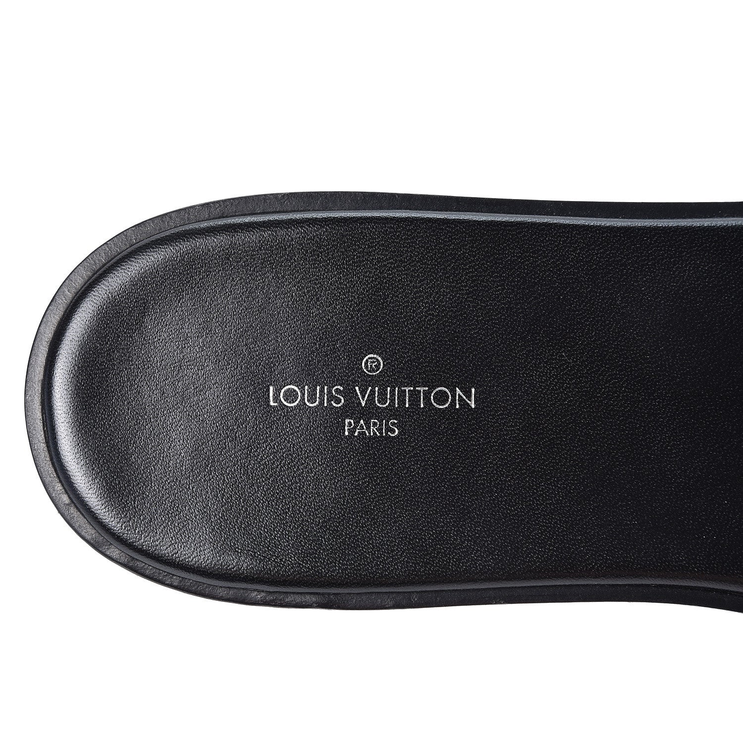 Louis Vuitton Patent Calfskin Monogram LV Black Heart Flat Mules 38 Cacao 8 of 10