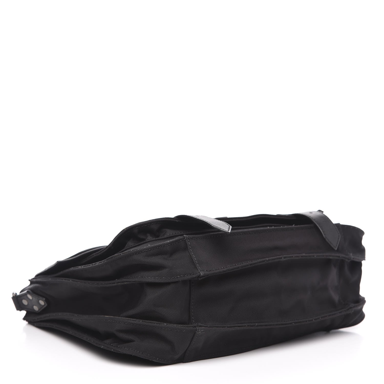 Proenza Schouler Lambskin Nylon Extra Large PS1 Satchel Black 4 of 12