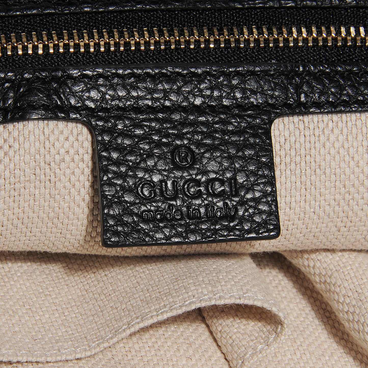 Pebbled Calfskin Medium Soho Shoulder Bag Black