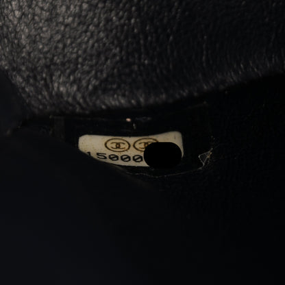 Chanel Caviar Quilted Maxi Double Flap Navy Blue 8 of 8