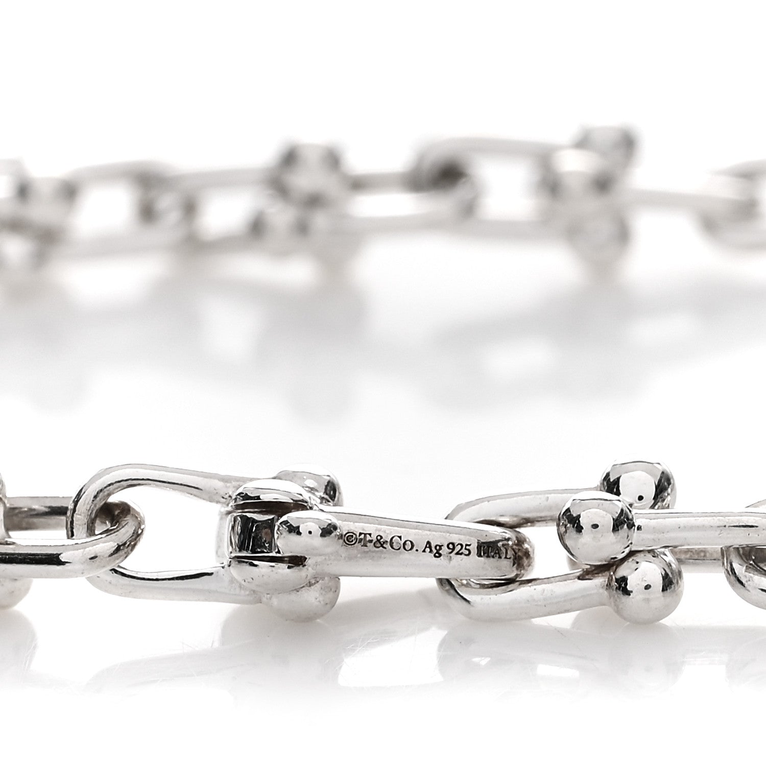 Tiffany Sterling Silver Micro HardWear Link Bracelet 3 of 3