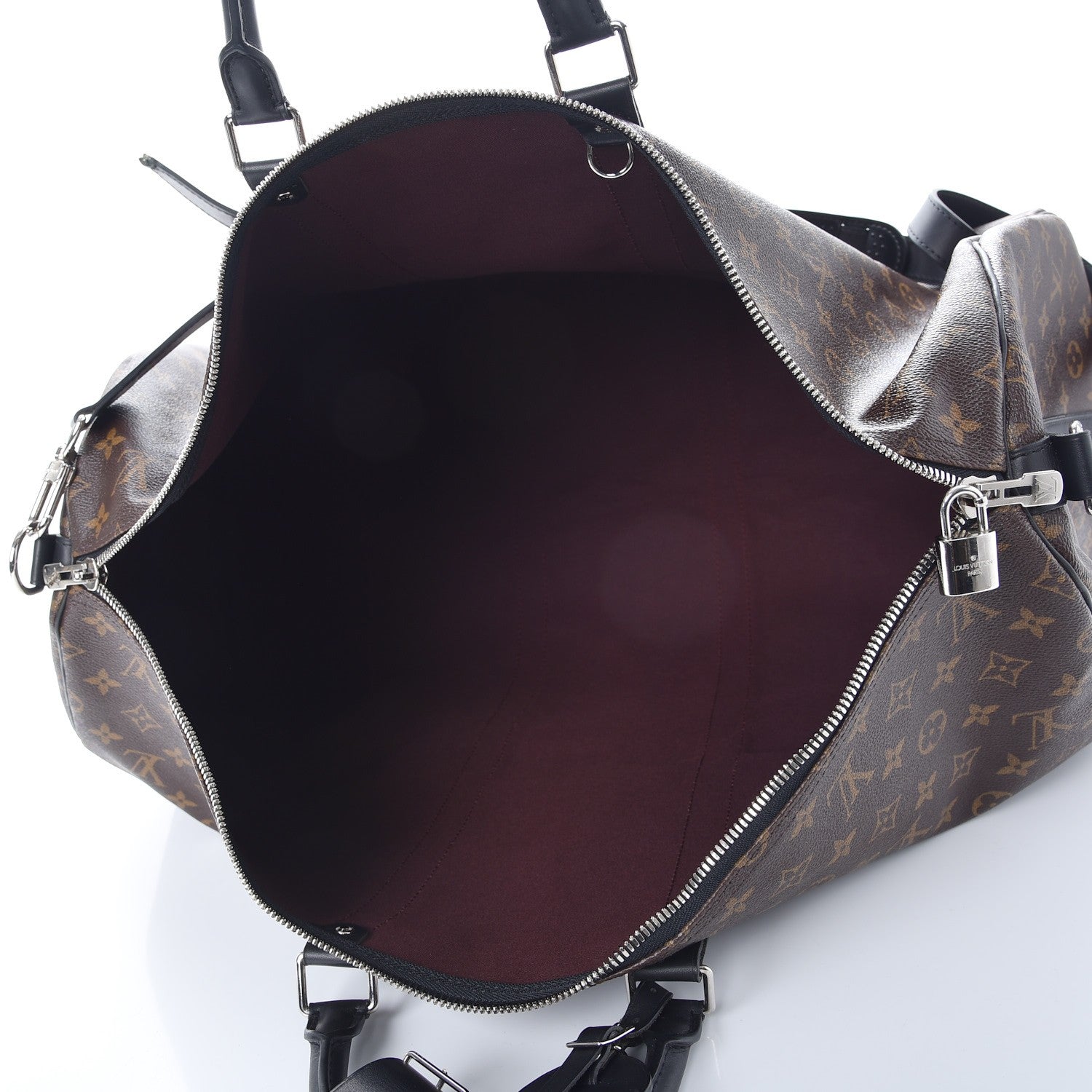 Louis Vuitton Monogram Macassar Keepall Bandouliere 55 5 of 13