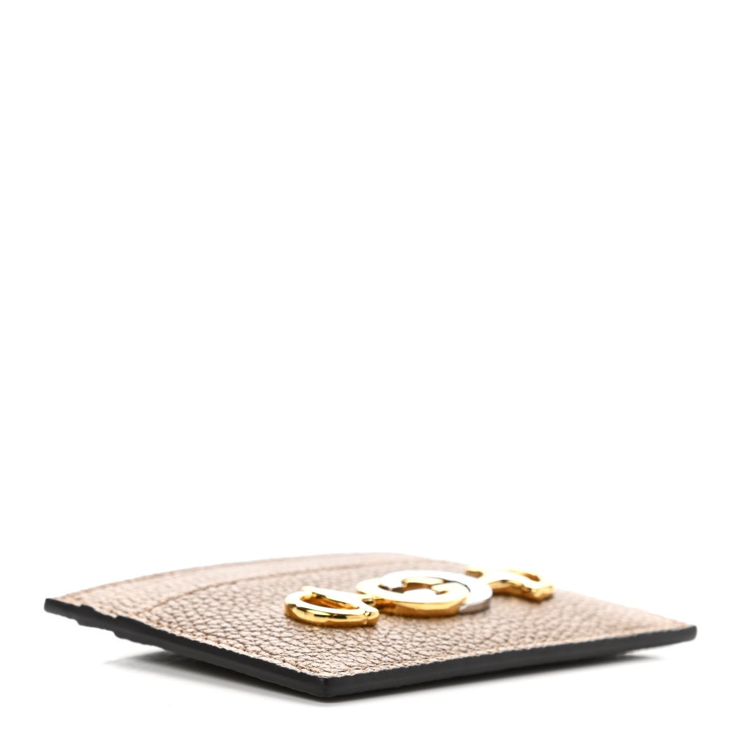 Grainy Calfskin Zumi Card Holder Friky Taupe