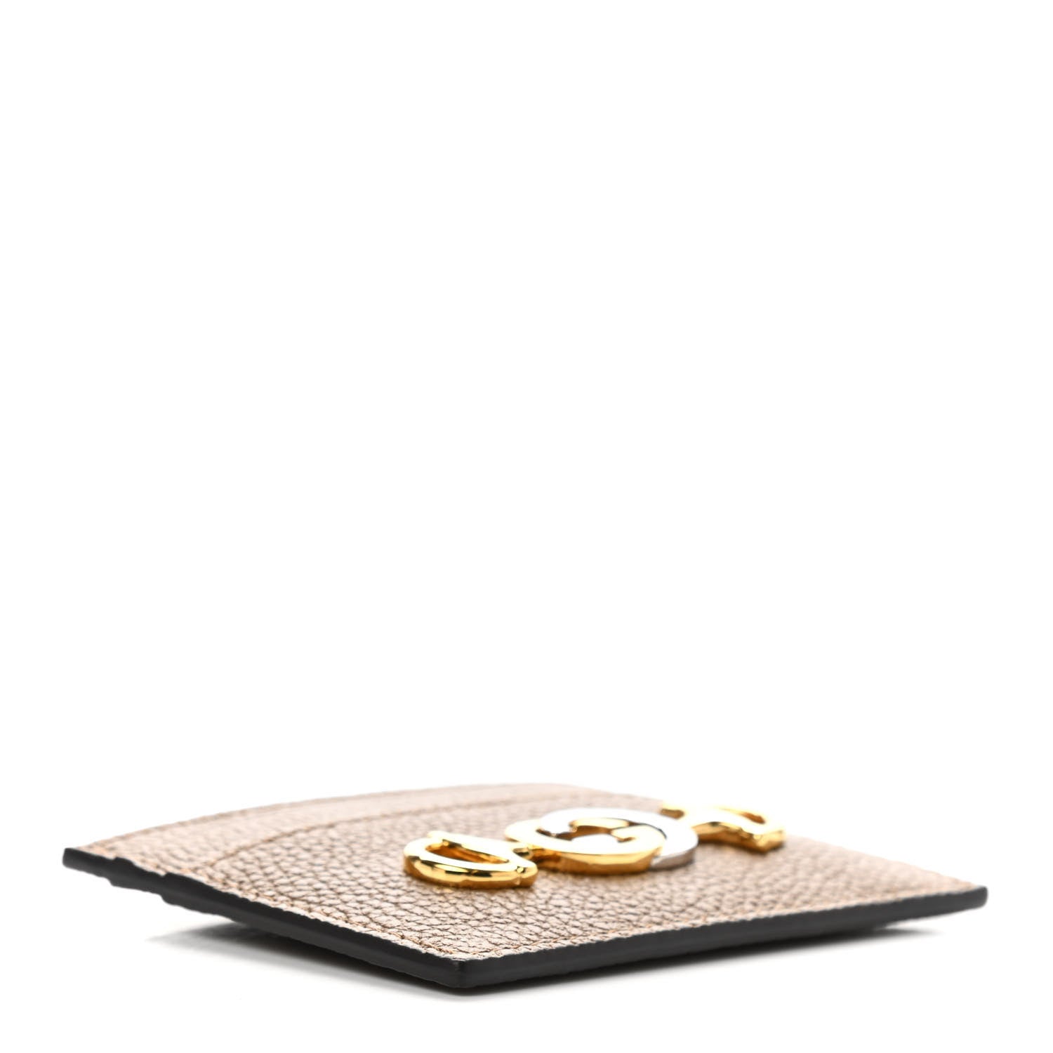Gucci Grainy Calfskin Zumi Card Holder Friky Taupe 4 of 6