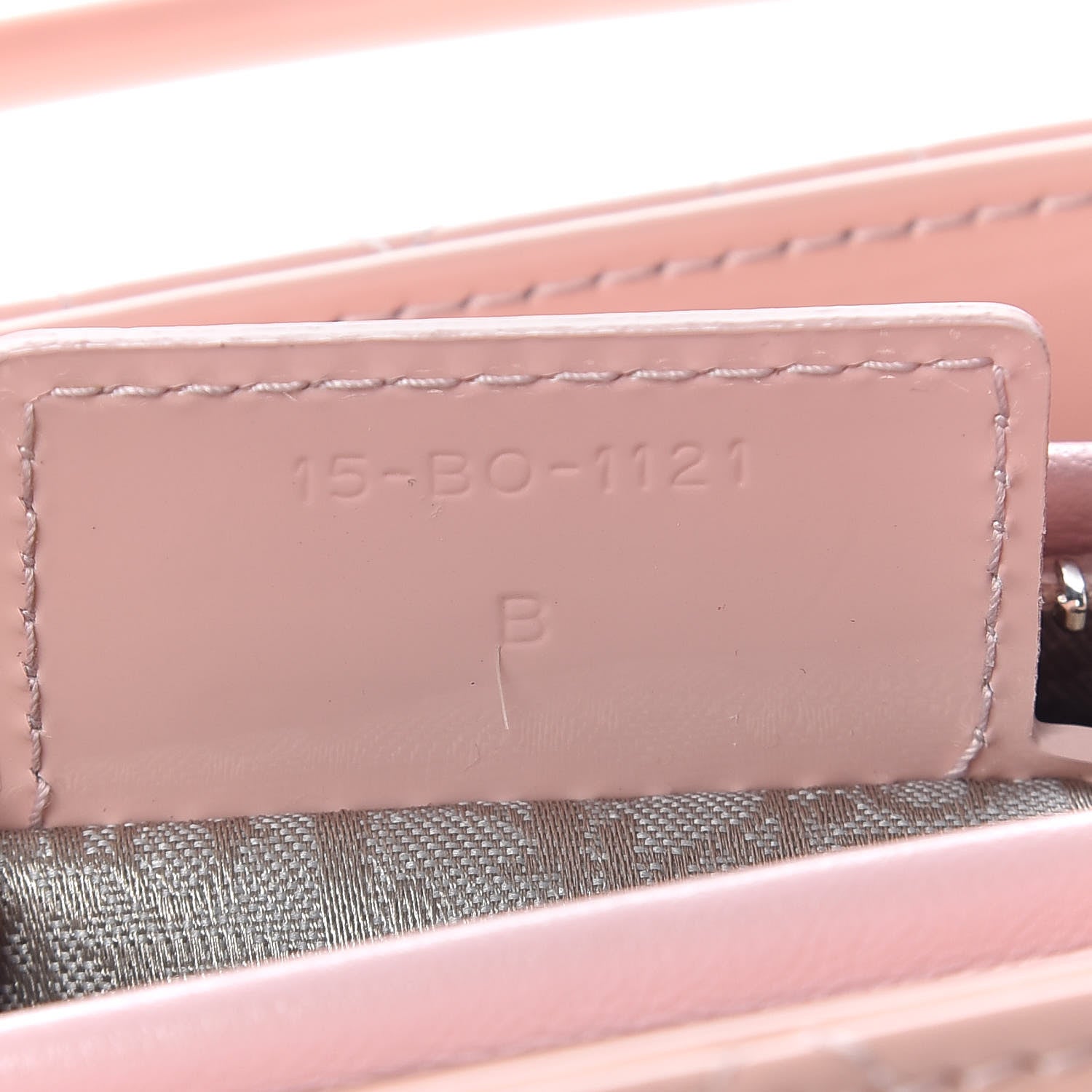 Christian Dior Patent Cannage Medium Lady Dior Rose Clair 7 of 10