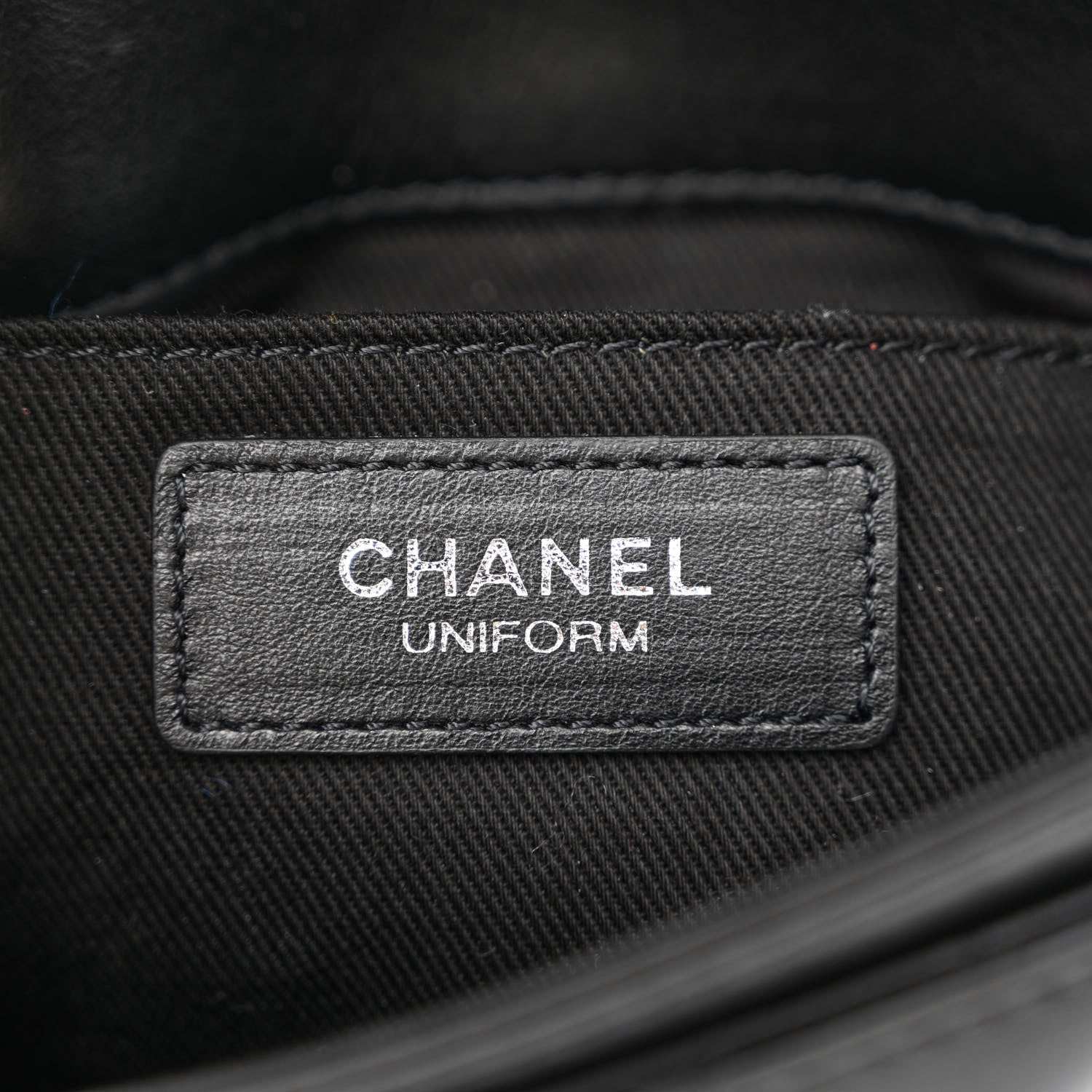 Chanel Calfskin Quilted CC Uniform Flap Belt Bag Black 6 of 11
