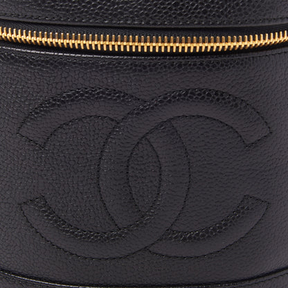 Chanel Caviar Vanity Cosmetic Case Black 8 of 11