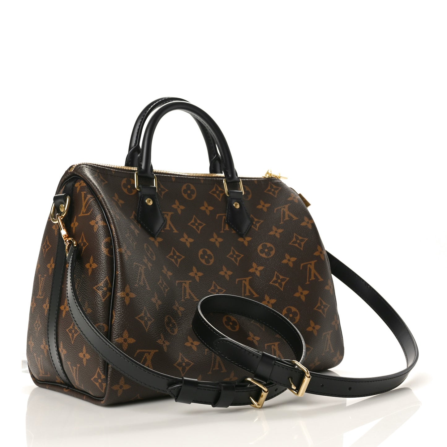 Monogram My World Tour Speedy Bandouliere 30 Black