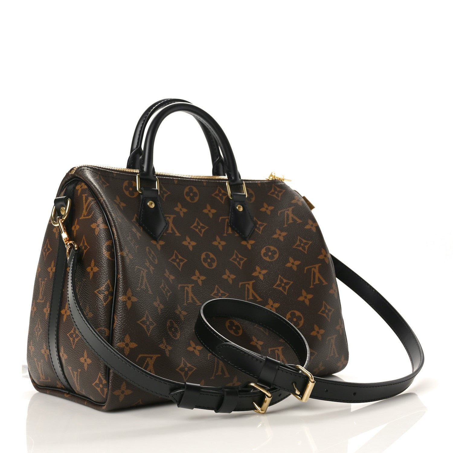Louis Vuitton Monogram My World Tour Speedy Bandouliere 30 Black 3 of 9
