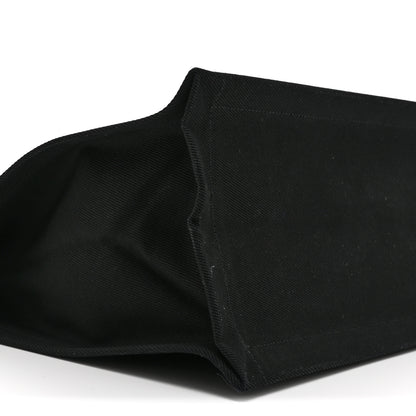 Saint Laurent Linen Calfskin Rive Gauche Tote Black 9 of 10