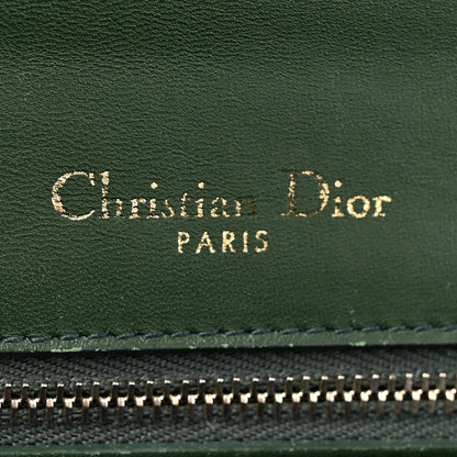 Christian Dior Ceramic Effect Deerskin Large Diorama Flap Bag Malachite Green 6 of 15