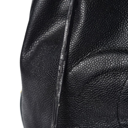 Chanel Caviar CC Drawstring Shoulder Bag Black 8 of 12
