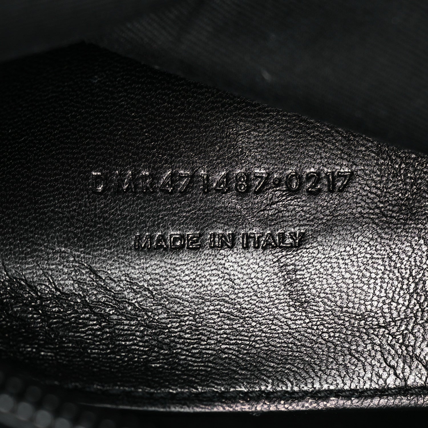 Saint Laurent Grain De Poudre Monogram Monochrome Toy West Hollywood Fold-Over Bag Black 6 of 9