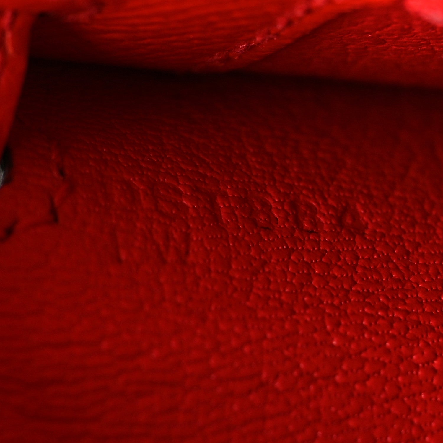Hermes Epsom Kelly Sellier 25 Rouge De Coeur 7 of 10