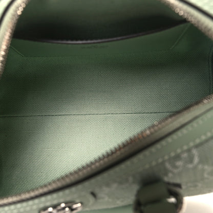 Gucci Denim GG Monogram Calfskin Mini Ophidia Top Handle Bag Pale Green 5 of 10