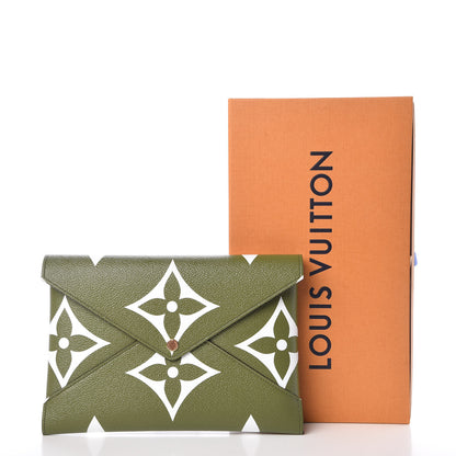 Louis Vuitton Monogram Giant Large Kirigami Pochette Kaki 7 of 7